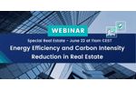 [Webinar - June 22nd at 11 am CEST] Energy Efficiency and Carbon Intensity Reduction in Real Estate