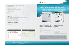 SmartPV - Model PV750 WD-INT - PV Central Inverter - Brochure