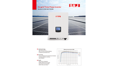 SAJ Suntrio - Model TL12-20K - Three-Phase Grid-Connected Inverter - Brochure
