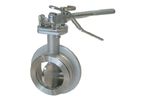 3” Clamped Widdop Butterfly Valve