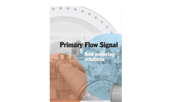 Primary Flow Signal, Inc. (PFS) Company Brochure