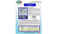 PEWE Bio-Carrier - Model ASO - Moving Bed Biofilm Reactor (MBBR) Media - Brochure