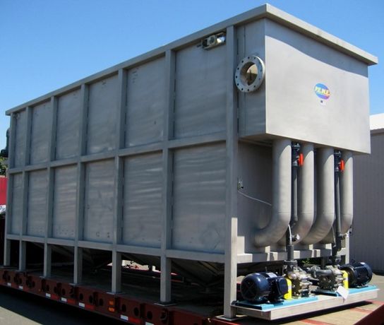 PEWE - Model Nx2JEM - AS Series - Dissolved Air Flotation (DAF) System 15 to 4000 GPM
