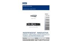 Eneron - Ultra High Efficient, Switched Mode Industrial Rectifier System - Brochure