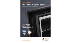 WINAICO - Model WST-MGL, Gemini - Solar Photovoltaic Module - Brochure