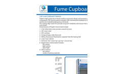 TopAir - Metal Fume Cupboard Datasheet