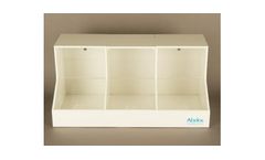 Model Acrylic - Workstation Storage 3 Compartment