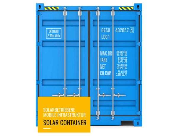 Hilber-Solar - Mobile Solar Container Systems