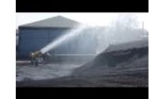Fog Cannon GUN50 Coal Pile Dedusting - Video