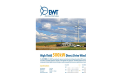 Model DW52/54 - 500kW - Wind Turbine Brochure