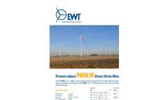 Model DW52/54 - 900kW - Wind Turbine Brochure