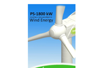 Model PS1800 - 1800kW Wind Turbine Brochure