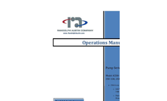 Randolph - Pump Series: 250 - Operations Manual