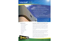 SolarWall - Single-Stage Solar Air Heating System - Brochure