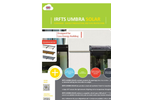 IRFTS - Model UMBRA - Solar System for Low-Energy Building Datasheet