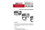 Model MiL-RD 1000 - Electronic Microprocessor Controlled Temperature Regulator Brochure