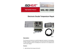 Model MiL-RD 2000 - Electronic Double Temperature Regulator Brochure