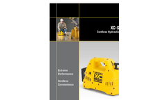 XC-Series - Cordless Hydraulic Pumps - Technical Brochure