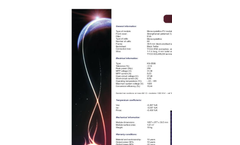 KS-250B - KS-250B Monocrystalline Photovoltaic Module Datasheet- Brochure