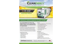 Clean-Energy - Model CE-330 - Waste Oil Furnace Brochure