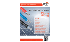 KBE - Photovoltaics Wires Brochure