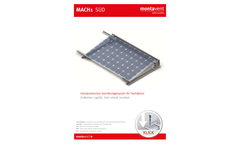 montavent - Model MACH1 South - Flat Roof Mounting System Brochure