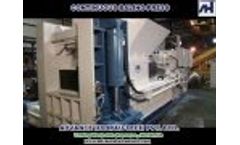 Baler Machine - Continuous Scrap Baler/Baling Machine/Baling Press/MS Scrap Baler - Video