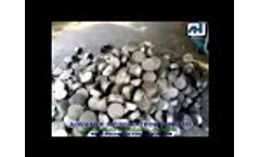Metal Briquette Machine, Briquetting Press - Video