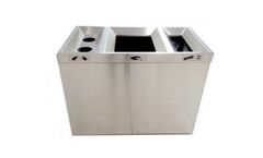 Model CAR-192 - Stainless Steel Recycling Bins