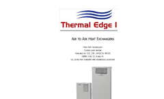 Thermal Edge - Model A2AC040 - Air to Air Heat Exchanger Brochure