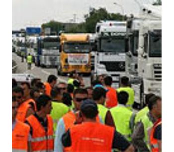 Two die in European truck drivers` fuel price protest