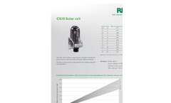 Resol - CS10 - Solar Cell - Data Sheet