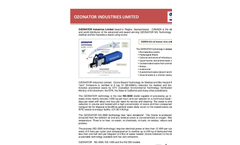 Ozonator Industries Ltd. Abstract 2016 Brochure