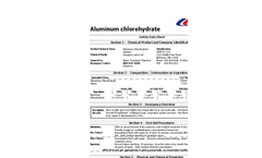 DelPAC XG - Aluminum Chlorohydrate MSDS