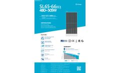 S-Energy - Model SL65-66BDJ-480~505 - Bifacial Module - Brochure