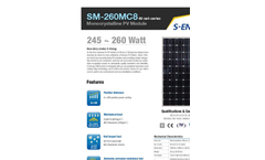 S-Energy - Model SL65-66MBJ-485~505 - Full Black PV Module - Brochure