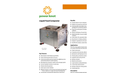 Power Knot - Liquid Food Composter (LFC) - Datasheet