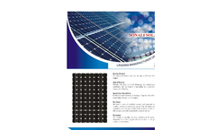 Model SS 120 to 130 - Building Integrated Photovoltaics Modules (BIPV) Brochure