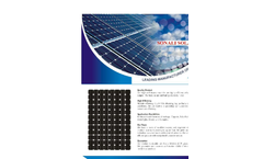 Model SS 140 to 150 - Building Integrated Photovoltaics Modules (BIPV) Brochure