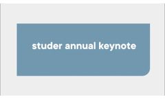 Studer annual keynote 2020 - Video