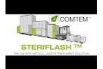 COMTEM STERIFLASH STF 500 On-site medical waste treatment device with built-in shredder Video