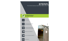 Steriflash - Model St 80 - On-Site Medical Waste Treatment System Brochure