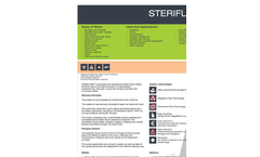 Steriflash - Model St 2000 - On-Site Medical Waste Treatment System Brochure