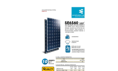 Monocrystalline Solar  Modules SE6S60 Series