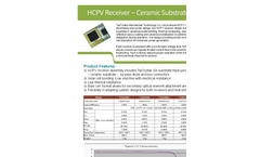 HCPV Receiver Ceramic Substrate Type