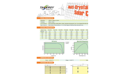 Tainergy - 4 Bus Multi-Crystalline Silicon Solar Cell - Brochure