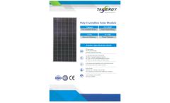 Tainergy - 6 X 12 Pcs Multicrystalline Solar Module - Brochure