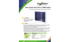 Tainergy - Solar Module with Build in LI-NMC Battery - Brochure