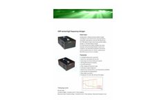 Tapollop - Model CHF Series - High Frequency Charger - Datasheet