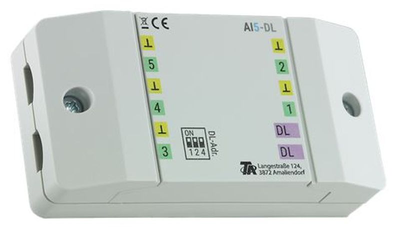TA - Model AI5-DL - Extension Module for 5 Analogue Inputs